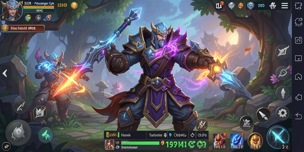 Tampilan gameplay menarik dari 33ZK dengan peperangan seru.
