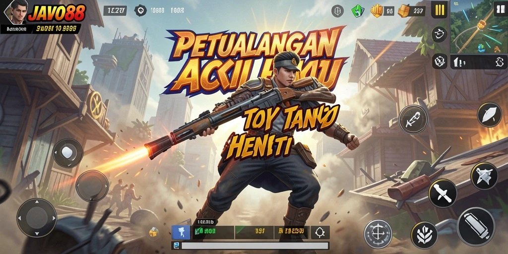 Tampilan gameplay seru dari JAVO88 yang penuh aksi.
