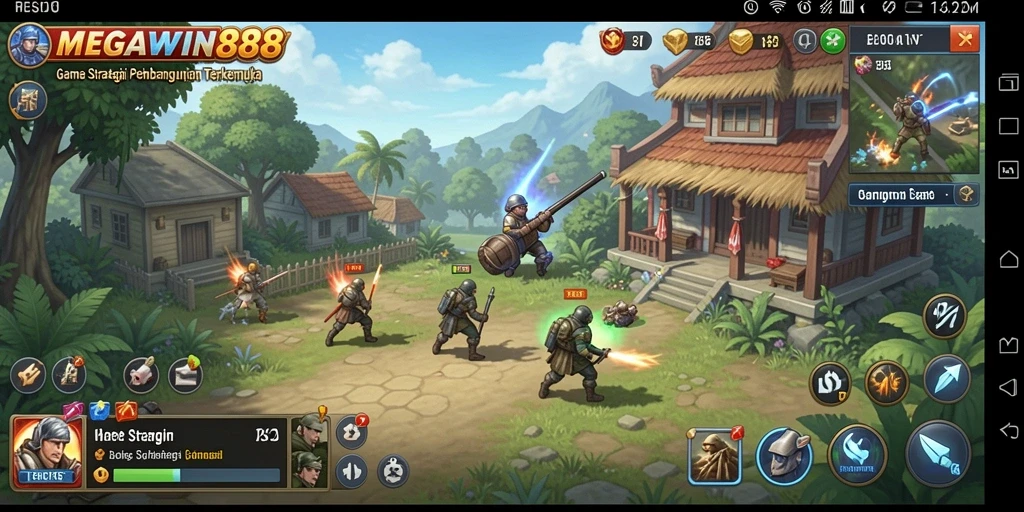 Tampilan gameplay MEGAWIN888 yang penuh strategi dan inovasi.