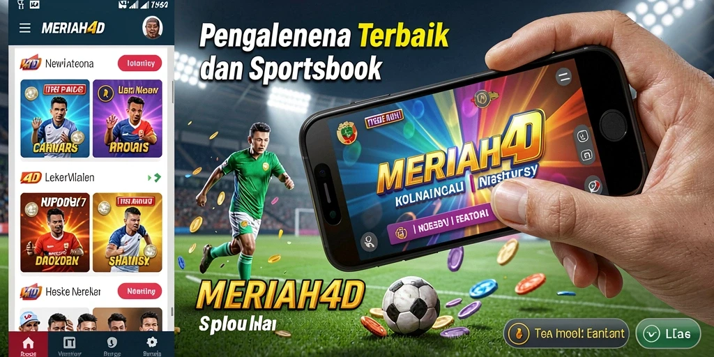 Tangkapan layar utama yang menunjukkan antarmuka gameplay Sportsbook MERIAH4D.