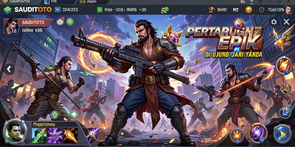 Gameplay menarik dari SAUDITOTO dengan aksi pertarungan yang intens.