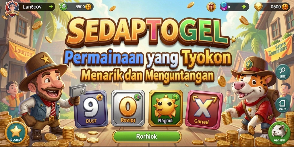 Tampilan menarik dalam gameplay Tycoon SEDAPTOGEL yang penuh strategi.