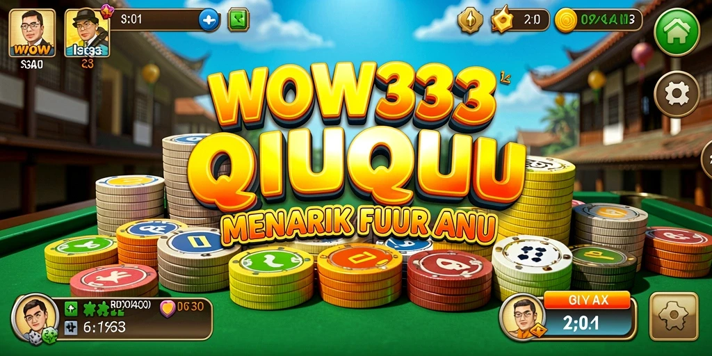 Tampilan gameplay menarik dari permainan QiuQiu.